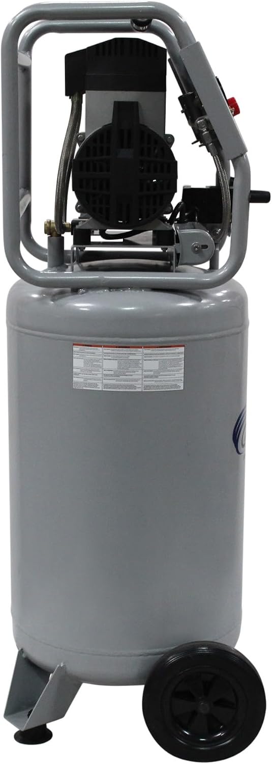 California Air Tools 20020 2.0 HP Ultra Quiet and Oil-Free Air Compressor with Wheels, 20 Gallon Tank Capacity, 70 dB Noise Level, Electric, Portable