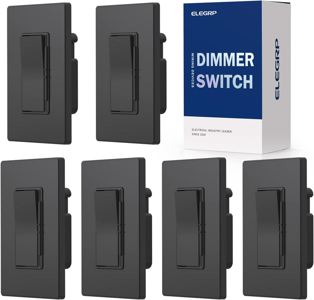 ELEGRP Digital Dimmer Light Switch (6 Pack)
