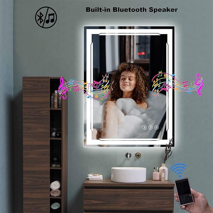 24''X32'' LED Bathroom Mirror