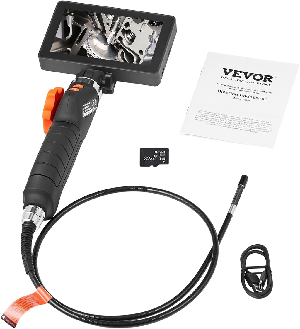 vevor 2-way articulating borescope camera with light &, view 10