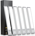 Under Cabinet Lights, 88 LED Operated Motion Sensor Light Indoor, 2200mAh USB (6-Pack)