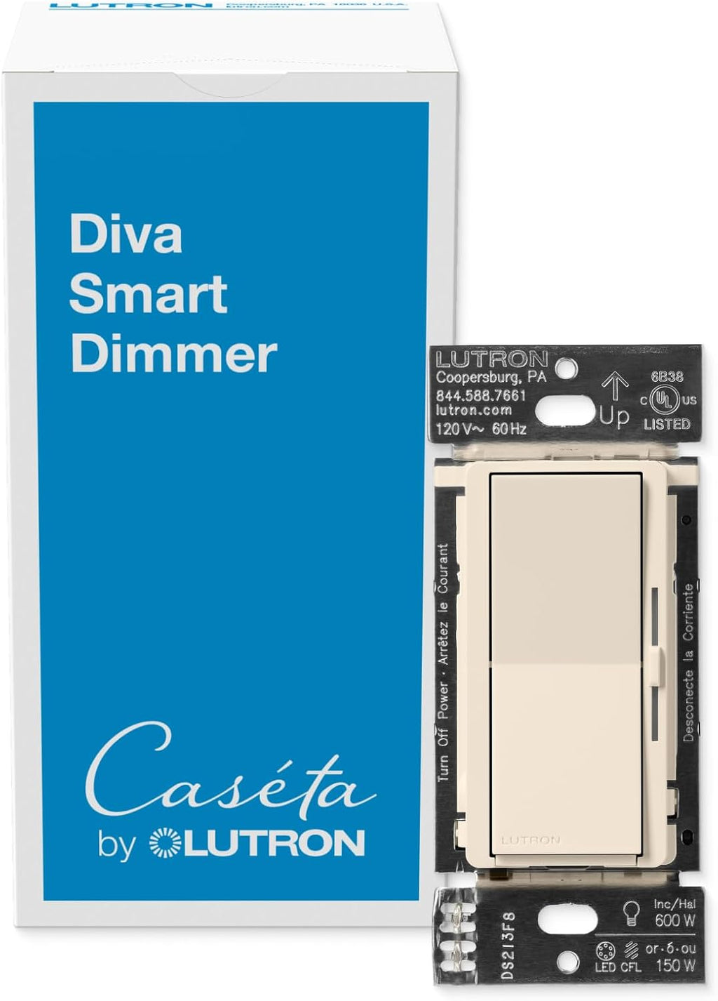 Lutron Diva Smart Dimmer Light Switch