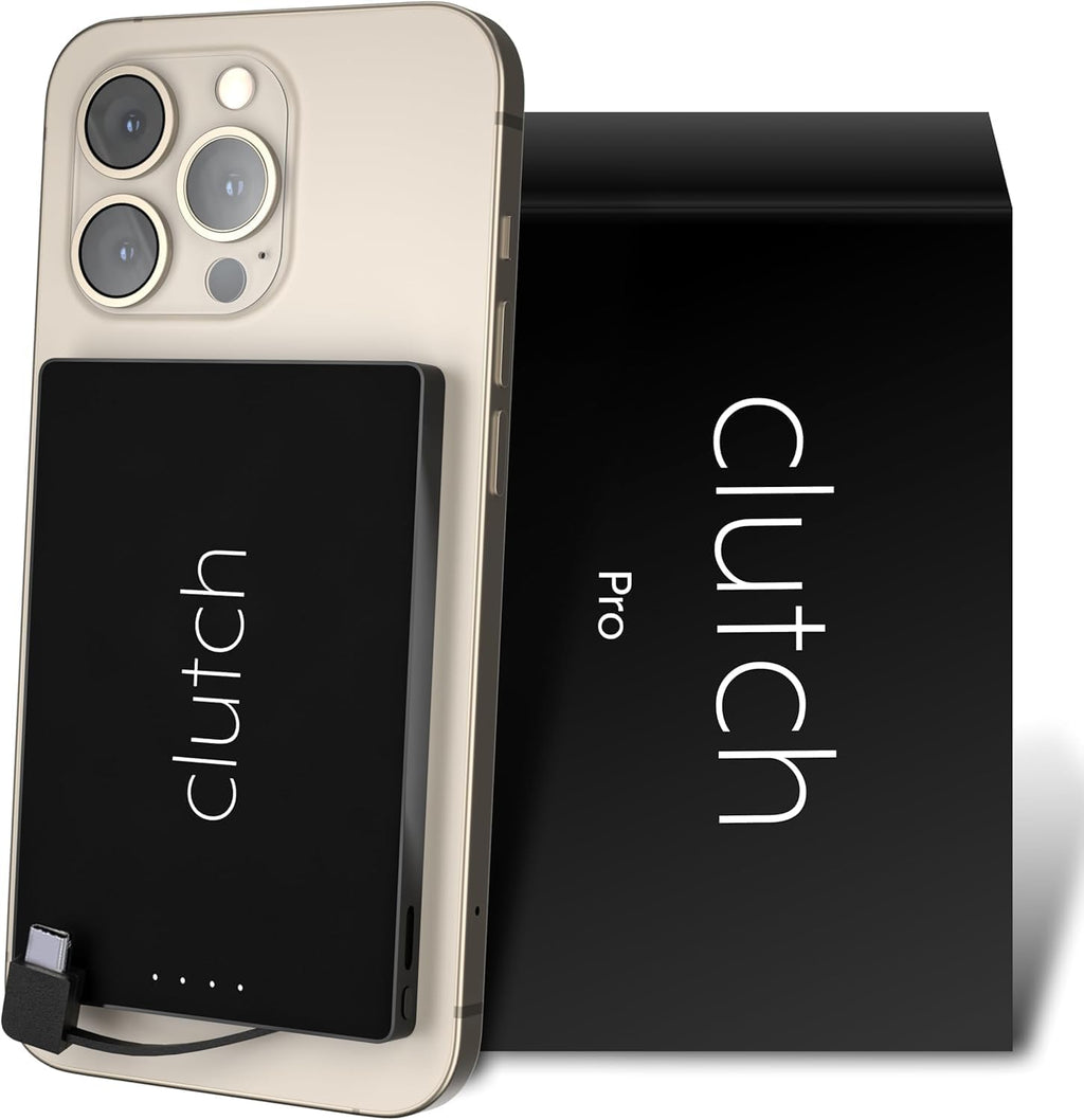 Clutch - Pro USB-C Portable Charger - Compatible - Power Bank Magnetic Battery