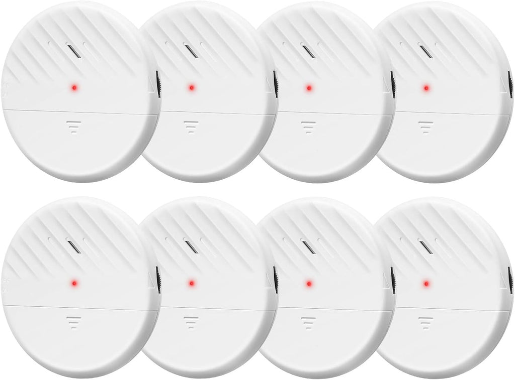 Wsdcam Glass Break Sensor Alarm 125dB Ultra-Slim Wireless Glass Break Detector