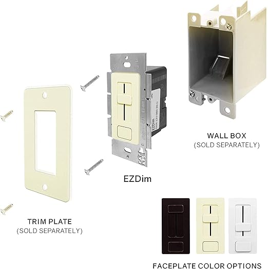 HitLights Dimmable Driver and Dimmer Switch Single Integrated Unit, EZDim 120V