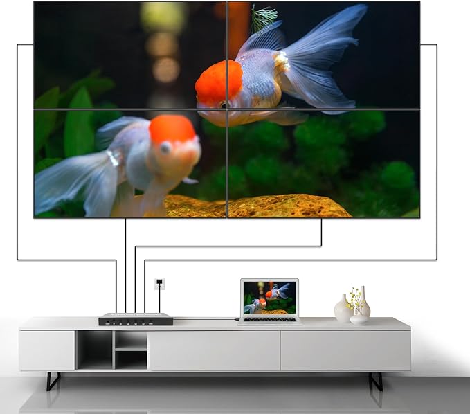 Video Wall Controller HDMI 1X4, Splicing Professional Processor