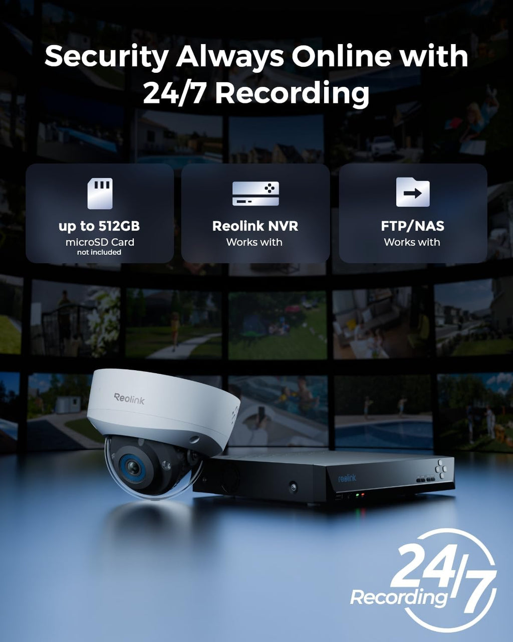 reolink rlc-1240a 12mp vandal-proof outdoor poe security camera showing dimensions