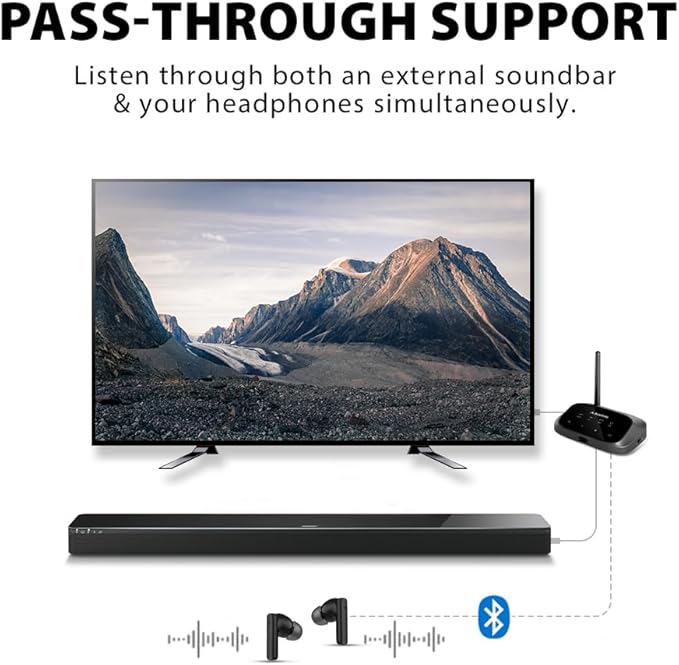 Avantree Oasis Plus 2 Bluetooth 5.3 Transmitter