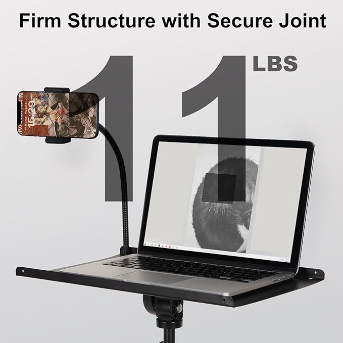Tossbiss Laptop Tripod on Wheels