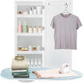 Ropoana Wall Mount Ironing Board Cabinet, Built-in Swivel Ironing Board Foldable