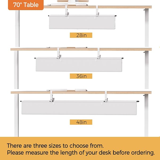 Under Desk Cable Management Tray