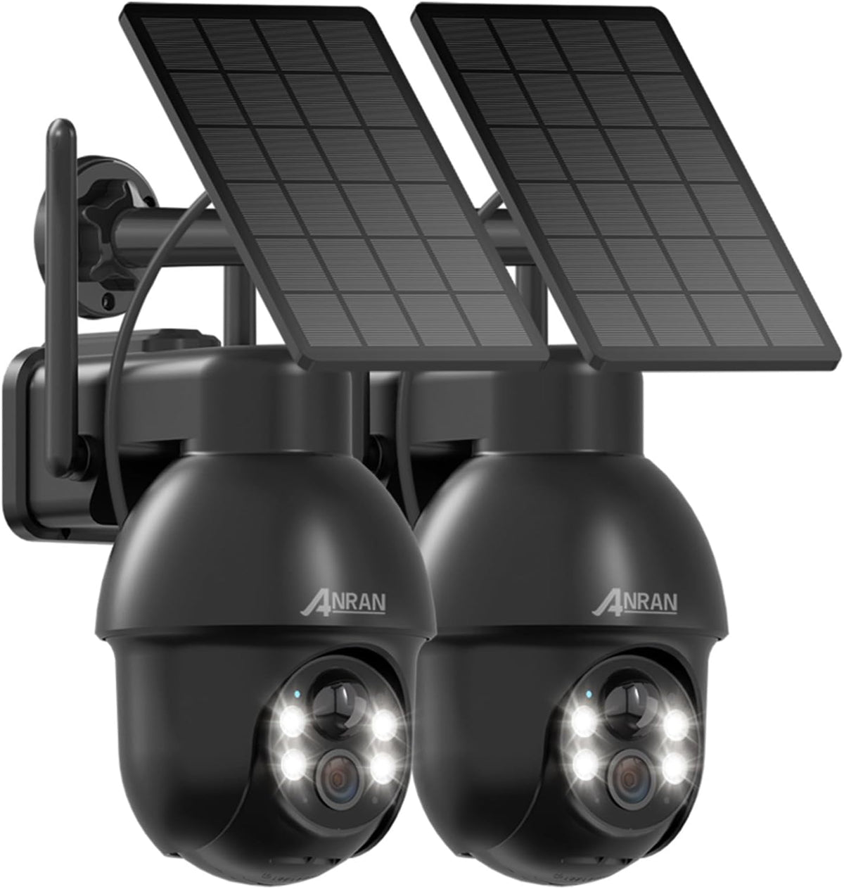ANRAN Solar Security Camera Outdoor Wireless 360° PTZ 2K Video Fit Alexa