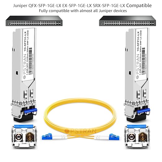 OPSTRAN 1000BASE-LX/LH SFP Optical Transceiver Module Compatible (4 Pack)