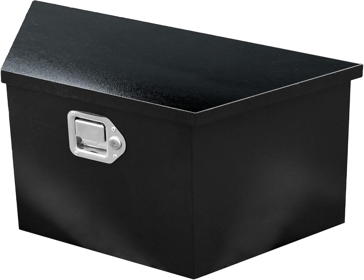 26" Trailer Tongue Truck Tool Box, Heavy-Duty Steel, Lockable