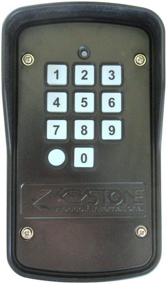 heddolf m330-1k 60 wireless keypad multi-code digi-code linear shown in use