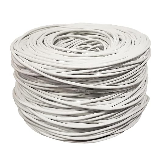 Dripstone CAT6 Ethernet Cable 1000ft Bulk Network LAN Wire 23AWG Solid CCA UTP