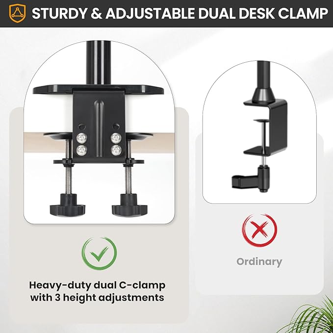 TARION Camera Arm Desk Mount: Heavy Duty DSLR Desktop Mount Camera Stand