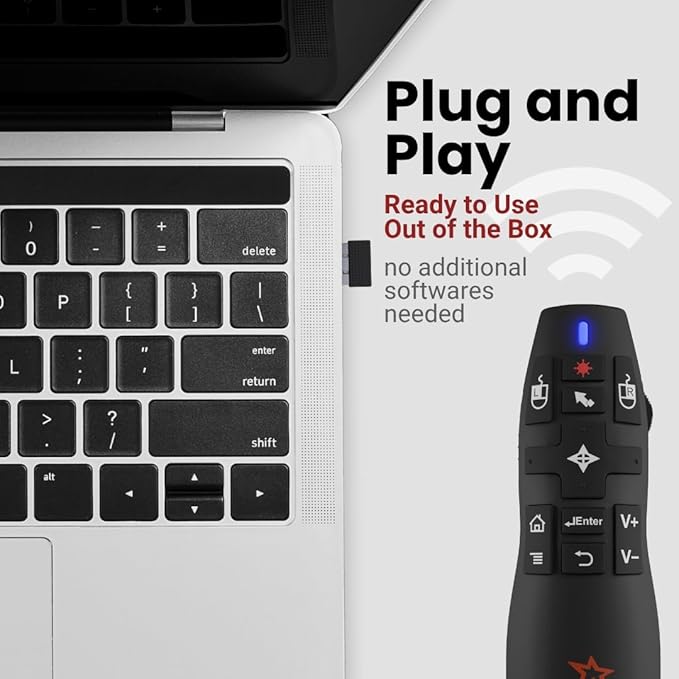 PR-820 Wireless Presentation Clicker