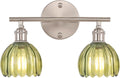 Shenmoyl Bathroom Light Fixtures, 2-Light Vanity Wall Light Over Mirror