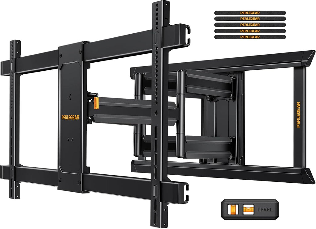Perlegear Long Arm Full Motion TV Wall Mount