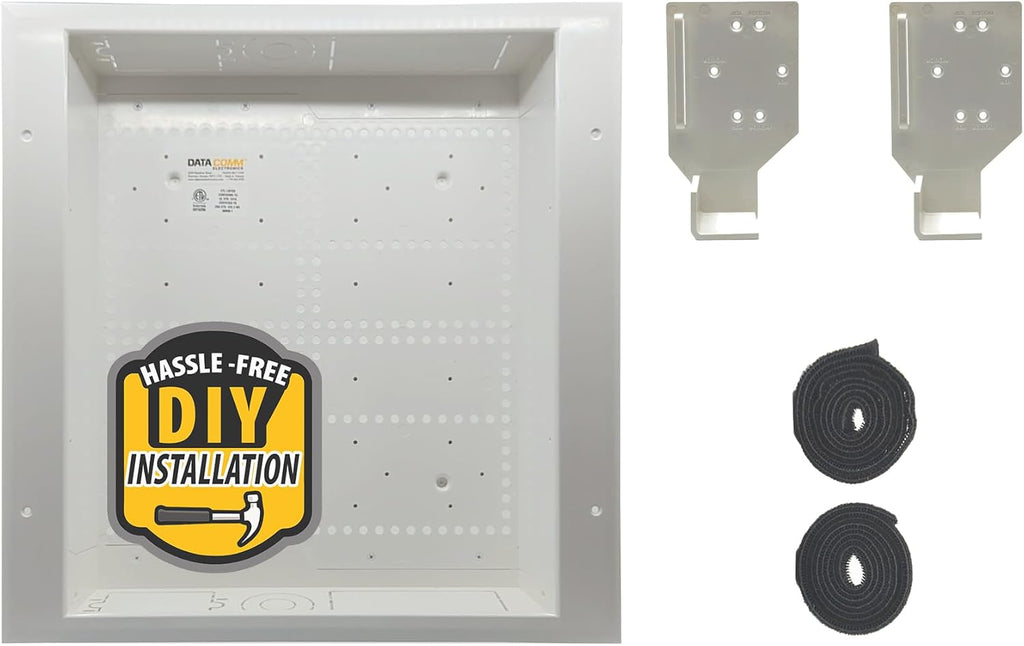 DataComm Electronics 45-8017-1 Multi-Functional Recessed Media Box