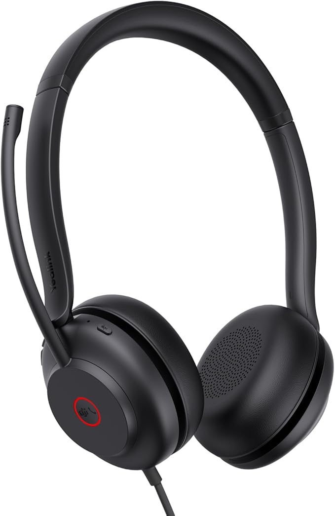 Yealink UH35 USB Headset for PC, Wired Headphones