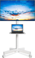 Rfiver Mobile TV Stand for 23-60 Inch LCD LED Flat/Curved Panel Screen TVs up