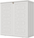 Mrosaa Waterproof Outdoor Storage Cabinet with Shelf,34.3''x15''x36.2''