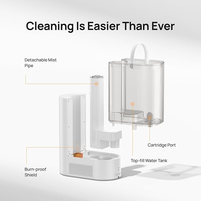 DREO 6L Humidifiers for Bedroom, Smart Warm & Cool Mist for Large Room