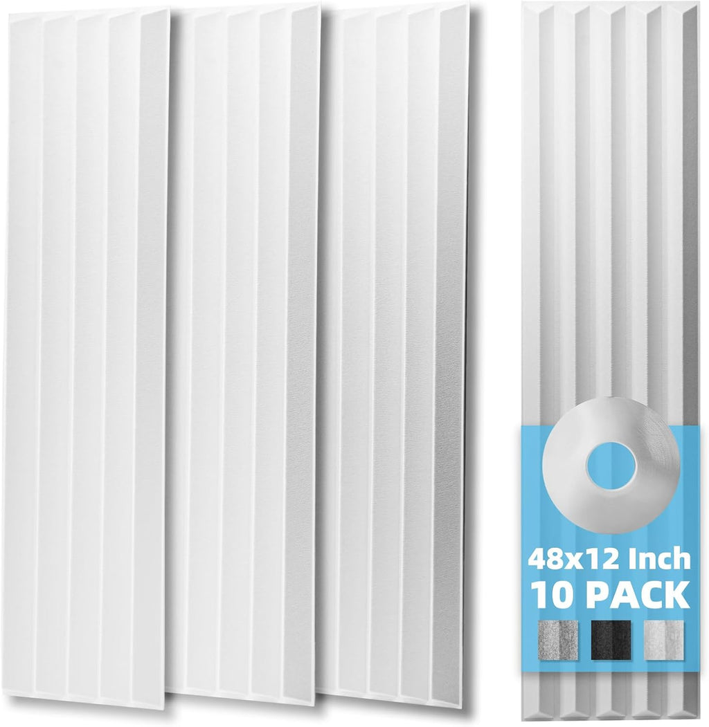 Art3d 10-Pack Peel and Stick Acoustic Panels