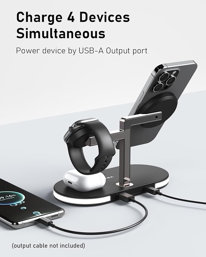 VBA 4 in 1 Wireless Charging Station