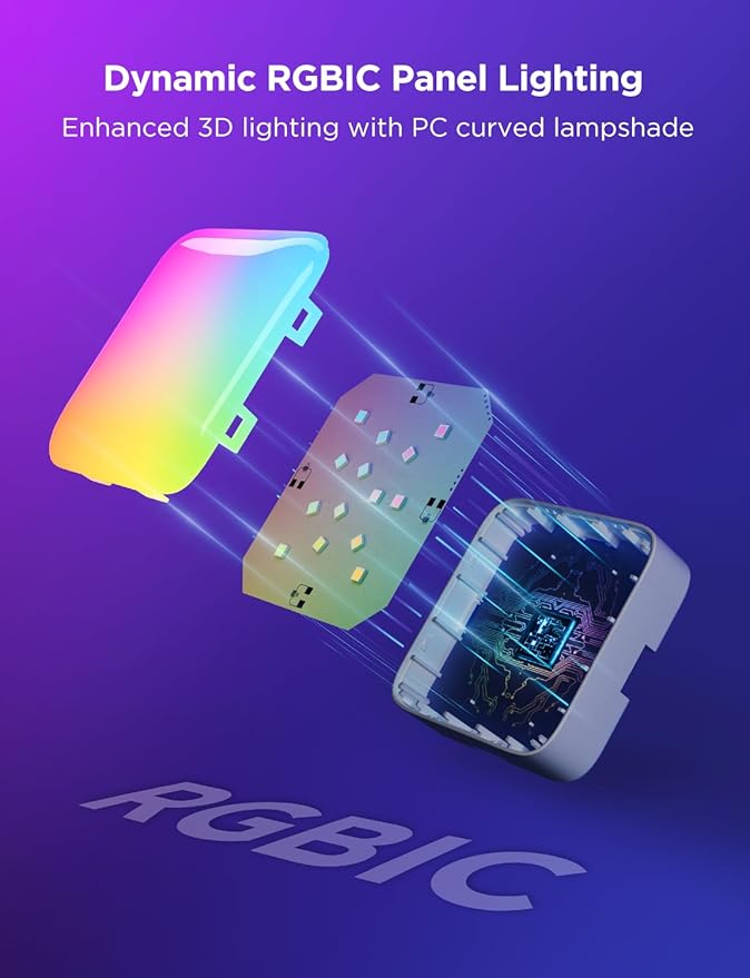 Govee Mini Panel Lights, RGBIC Wall Lights, Smart LED Wall Panels, Works