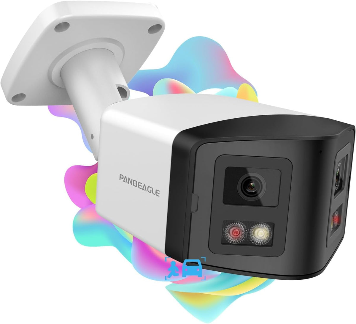 panoeagle 4mp dual lens poe ip security camera, view 9