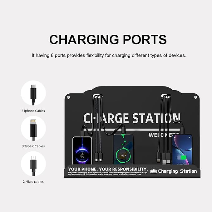 Wall Mounted Cell Phone Charging Station Mobile Phone Charging Station | Fast