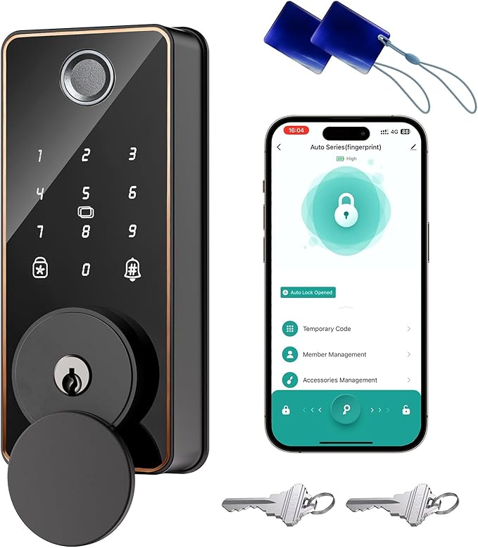 Keyless Entry Door Lock, Biquole Smart Lock