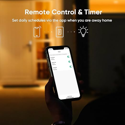TREATLIFE 3 Way Smart Dimmer Switch 2 Pack, 2 Master 3 Way Dimmable Light
