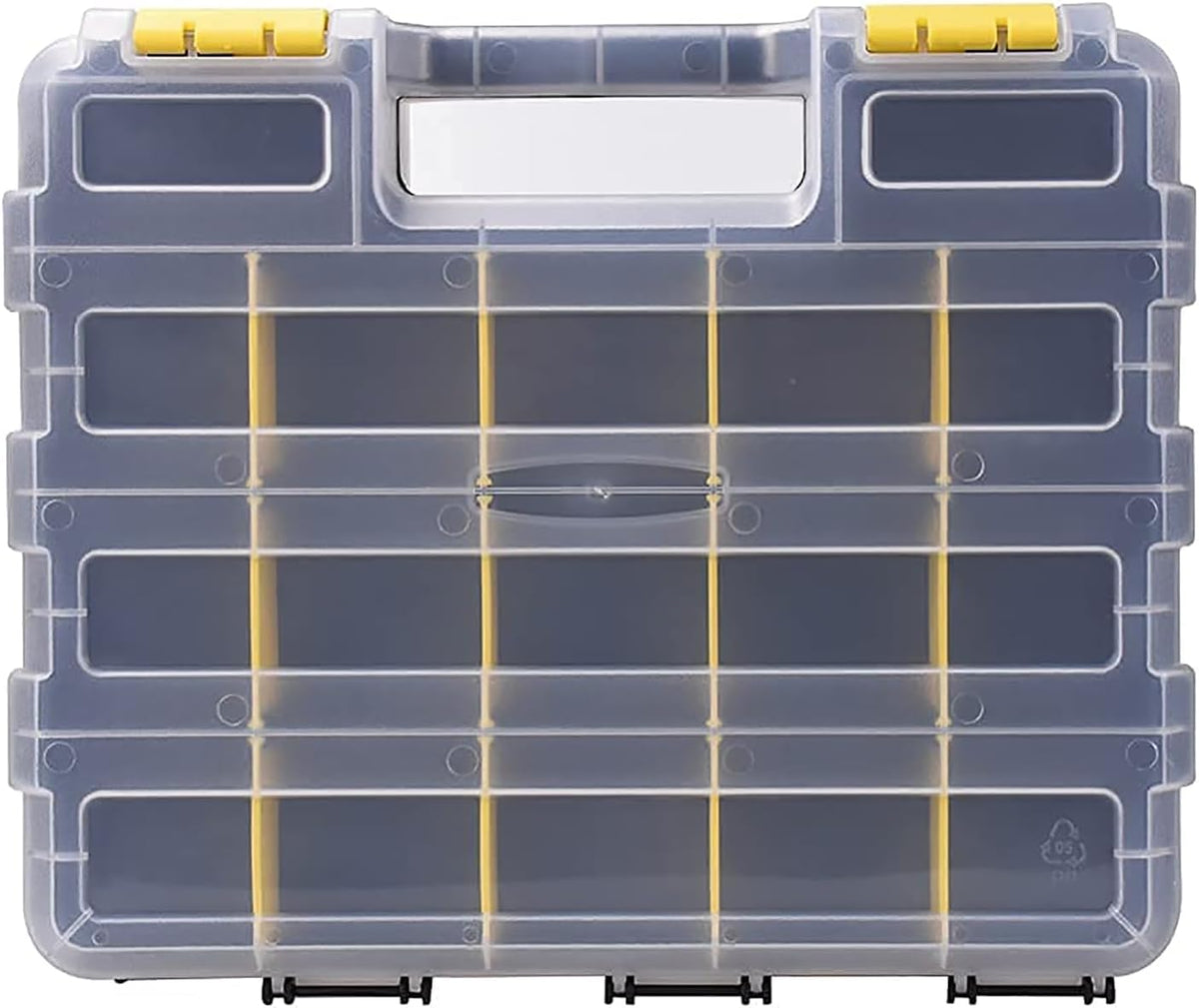 aidy-pro hardware organizer box 34 compartments small parts, front angle view