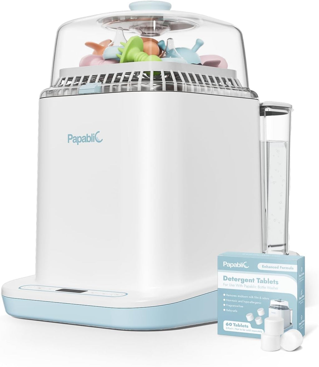 Papablic Bottle Washer Pro, Bottle Washer & Sterilizer & Dryer, 4-in-1 Bottle