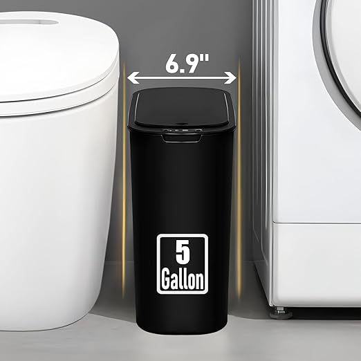 TIPGO 5 Gallon Motion Senor Bathroom Trash Can