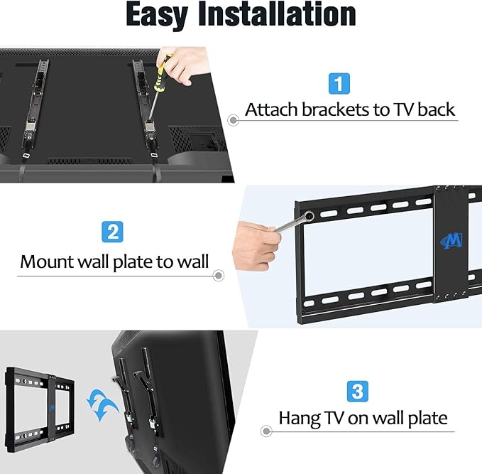 Mounting Dream TV Wall Mount for 37-70 Inch Flat Screen TV