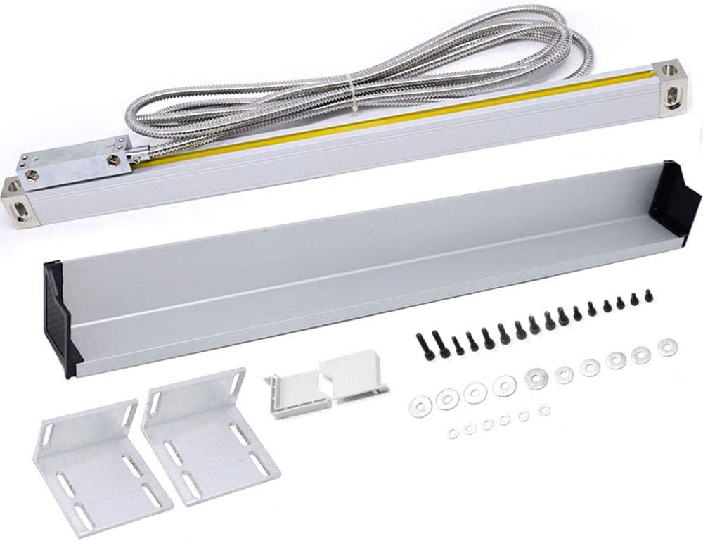 TOAUTO Digital Readout 2 Axis 3 Axis DRO Display Linear Scale 600mm 24"