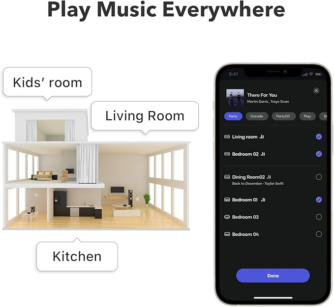 WiiM Pro AirPlay 2 Receiver, Google Cast Audio, WiFi Multiroom Streamer