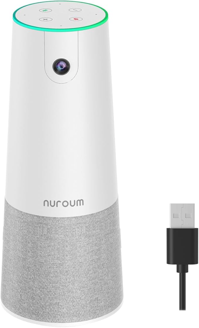 NUROUM C20 HD Conference Webcam, 1080P Video Conferencing Camera