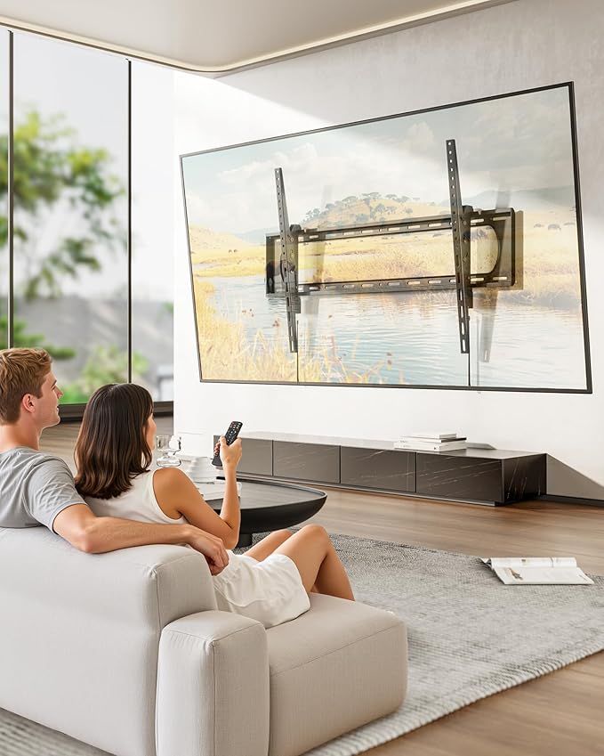 monTEK Heavy Duty Tilting TV Wall Mount