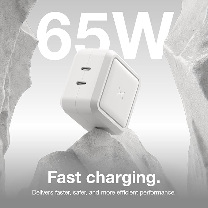 NOCO XGrid X65: 65W USB-C Charger – Dual Port GaN Power Adapter