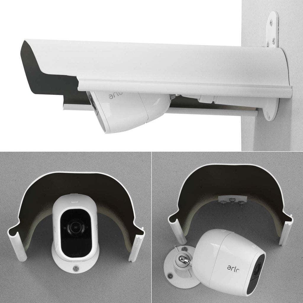 universal sun rain shade camera cover shield,protective roof showing dimensions
