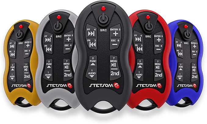 Stetsom SX2 - Universal Remote Control, Long Range, 16 Functions, Learning Mode