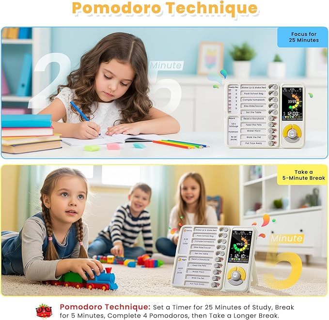 5 IN 1 Visual Timer for Kids/Adults