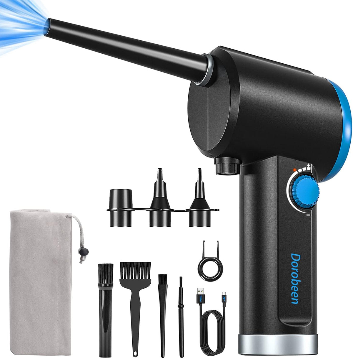 DOROBEEN Compressed Air Duster, Electric Air Duster, Cordless Air Duster