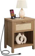 SICOTAS Rattan Night Stand